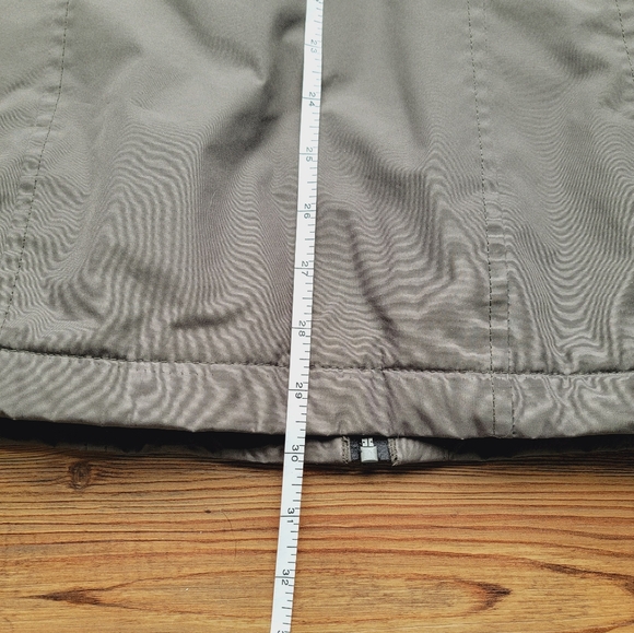 Womens Zip Front Hooded Winter Coat Jacket Gray Large INTL d.e.t.a.i.l.s - Picture 10 of 11